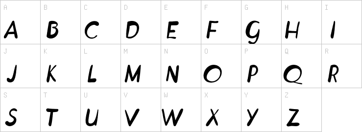 Uppercase characters