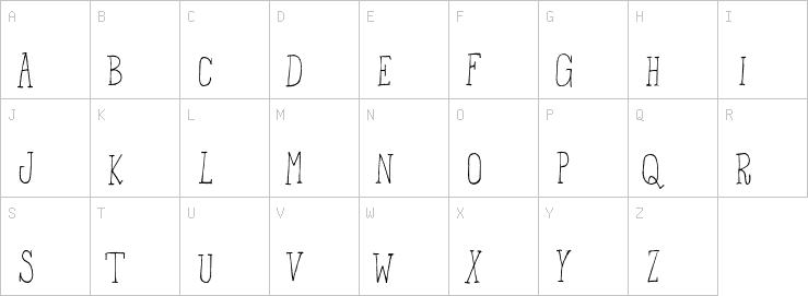 Uppercase characters