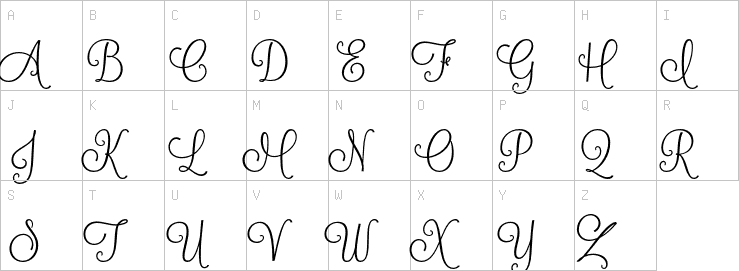 Uppercase characters