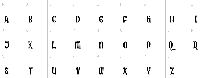 Uppercase characters