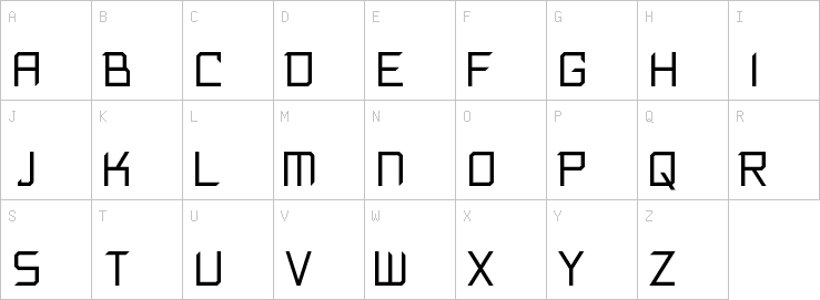Uppercase characters