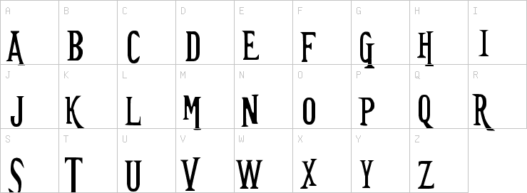 Uppercase characters