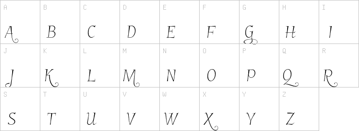 Uppercase characters