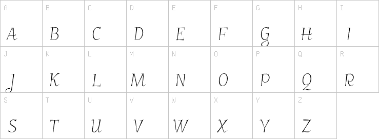 Uppercase characters