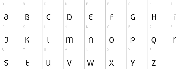 Uppercase characters