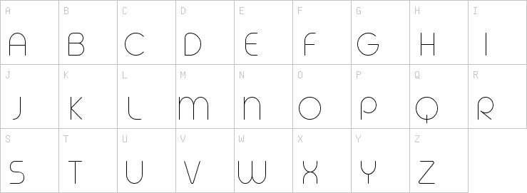 Uppercase characters