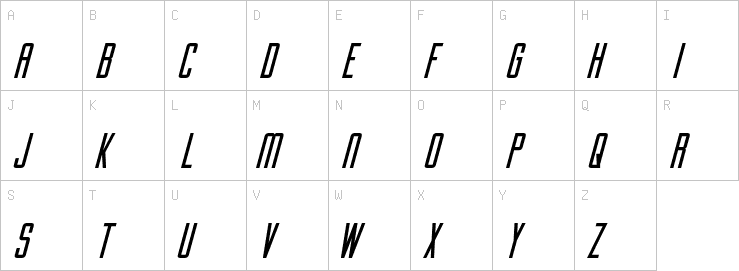 Uppercase characters