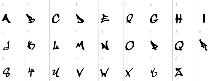Uppercase characters