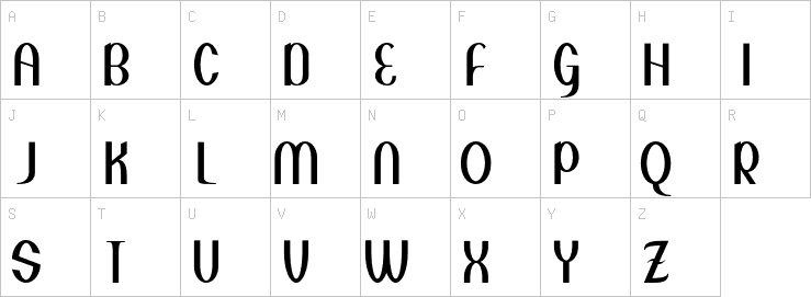 Uppercase characters