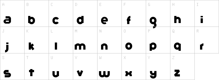 Uppercase characters