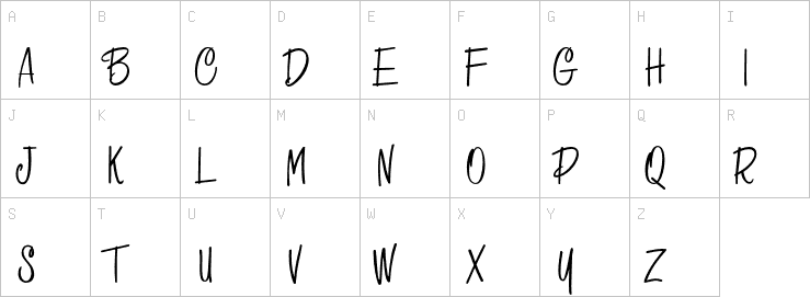 Uppercase characters