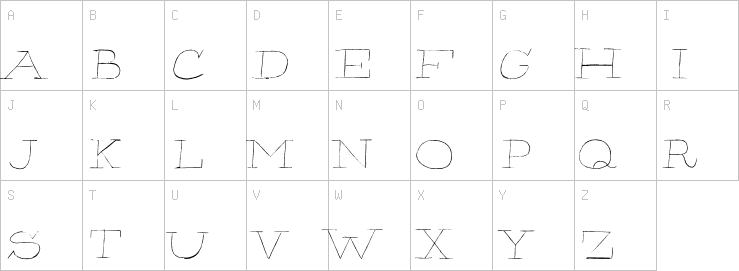 Uppercase characters