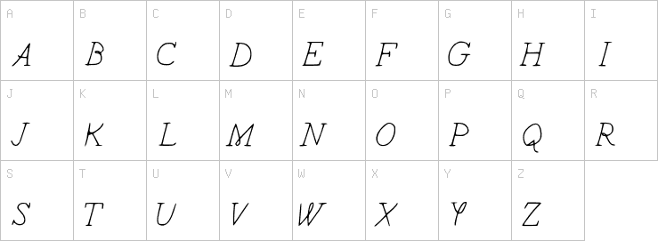 Uppercase characters