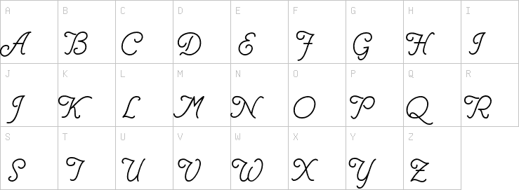 Uppercase characters
