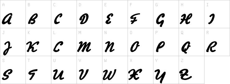 Uppercase characters