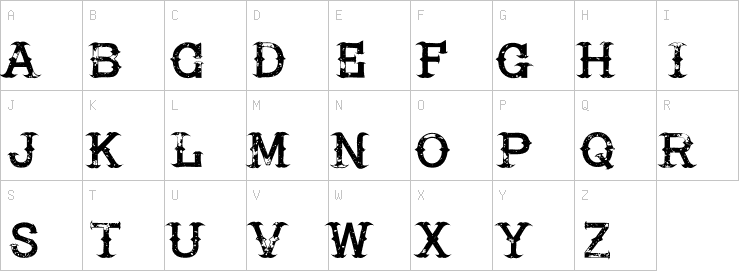 Uppercase characters