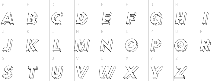 Uppercase characters