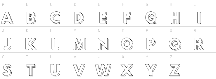 Uppercase characters