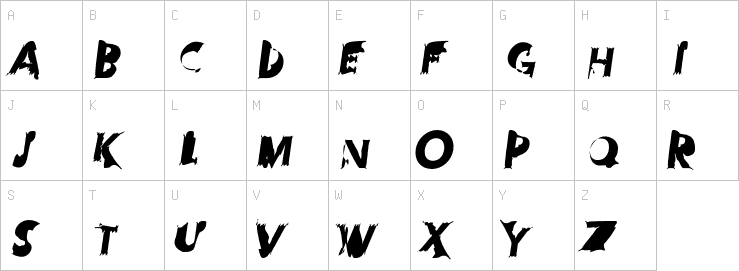Uppercase characters