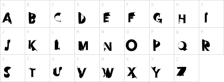 Uppercase characters