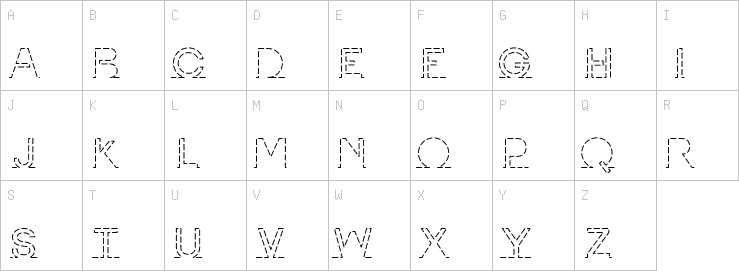 Uppercase characters
