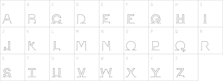 Uppercase characters