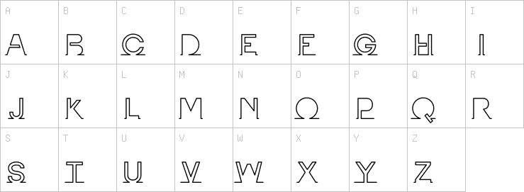 Uppercase characters