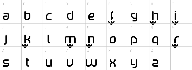 Uppercase characters