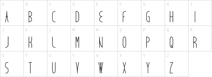 Uppercase characters