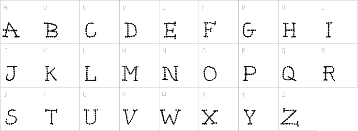 Uppercase characters