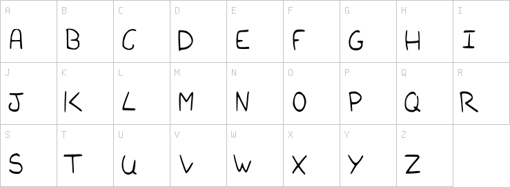 Uppercase characters