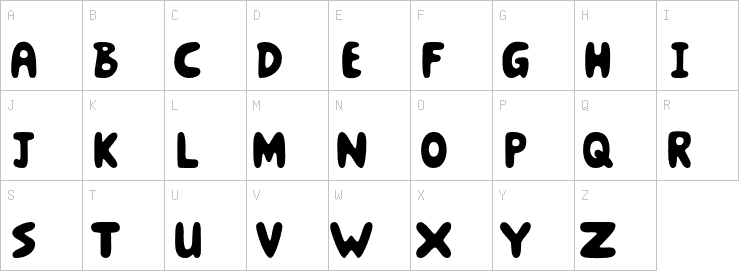 Uppercase characters
