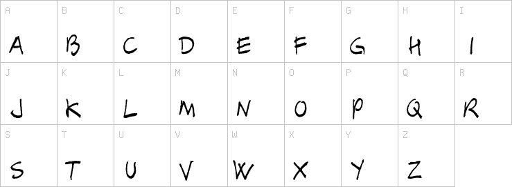 Uppercase characters