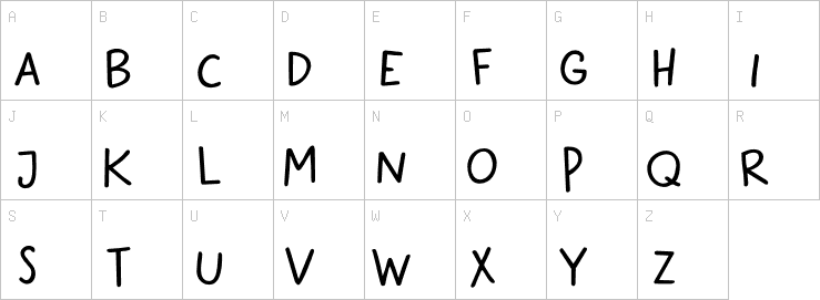 Uppercase characters