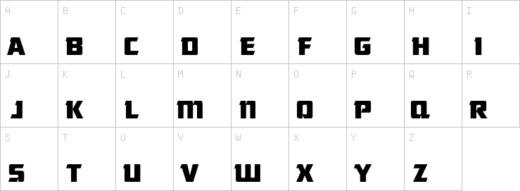 Uppercase characters