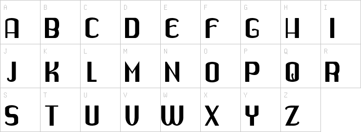 Uppercase characters