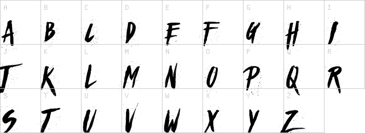 Uppercase characters