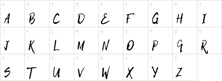 Uppercase characters