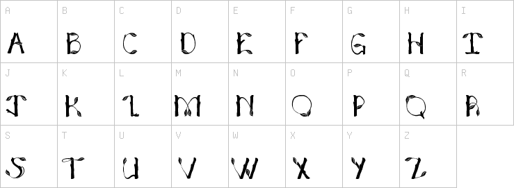 Uppercase characters