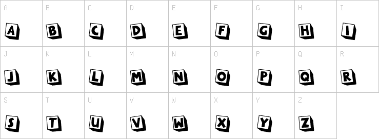 Uppercase characters