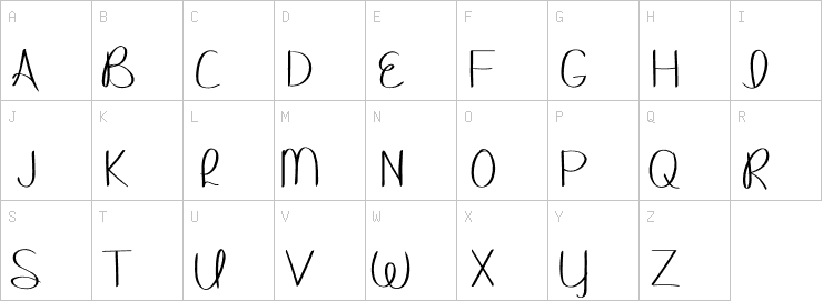 Uppercase characters