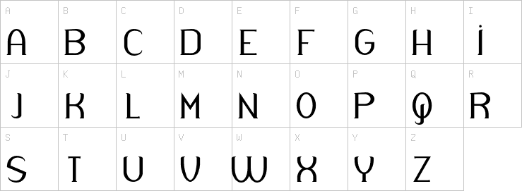 Uppercase characters