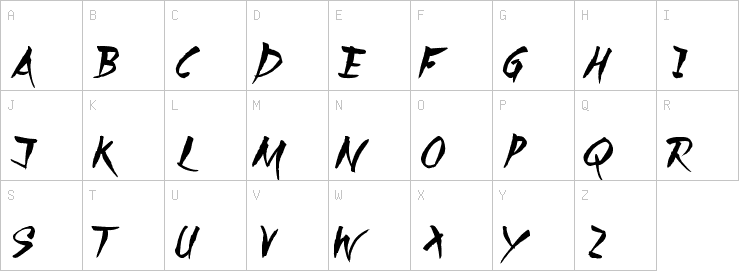 Uppercase characters