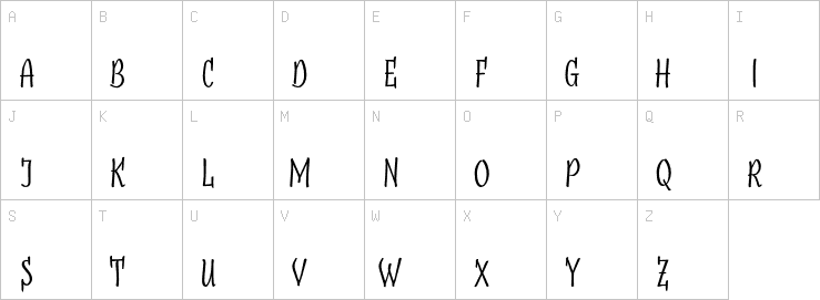 Uppercase characters