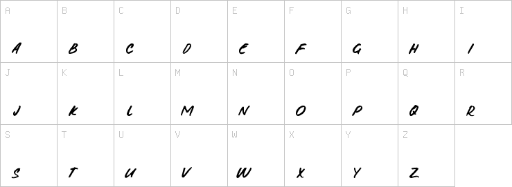 Uppercase characters