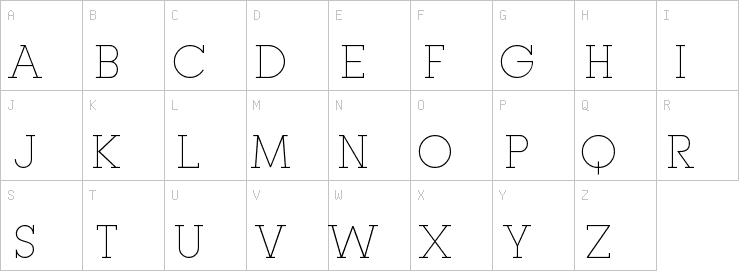 Uppercase characters
