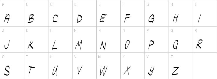 Uppercase characters