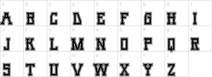 Uppercase characters