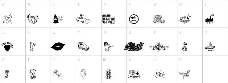 Uppercase characters