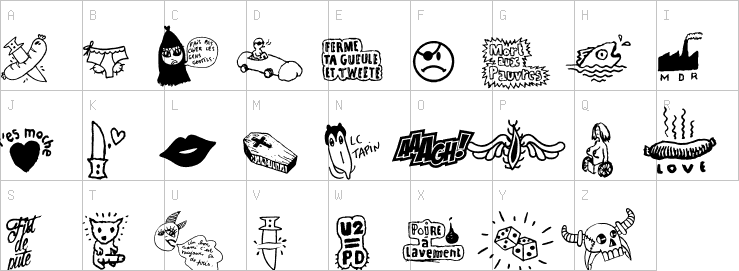 Uppercase characters